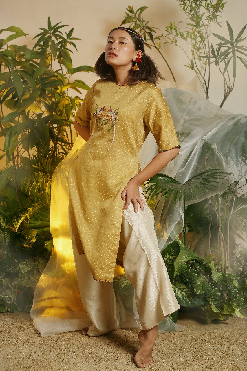 Long Flycatcher Kurta Set