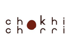 Logo of chokhi chorri with a brown dot on a white background