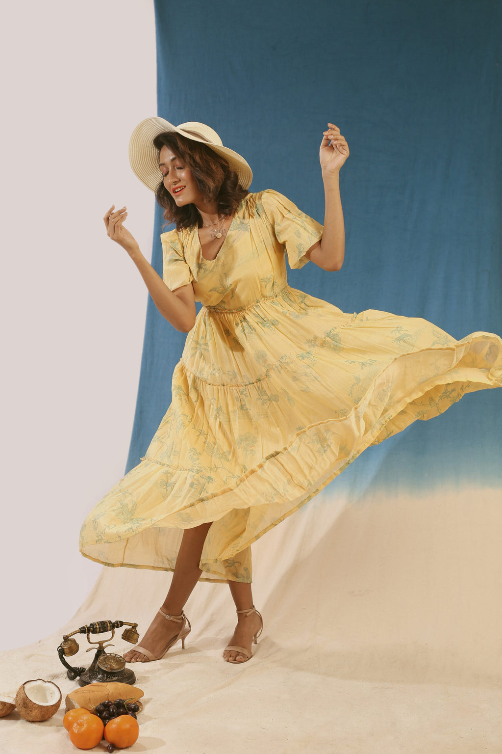 California Frill Dress