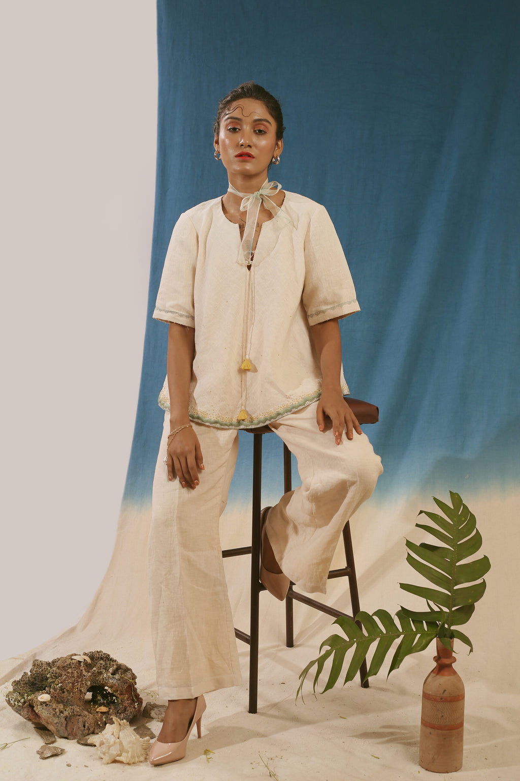 White Summer Co-ord Set