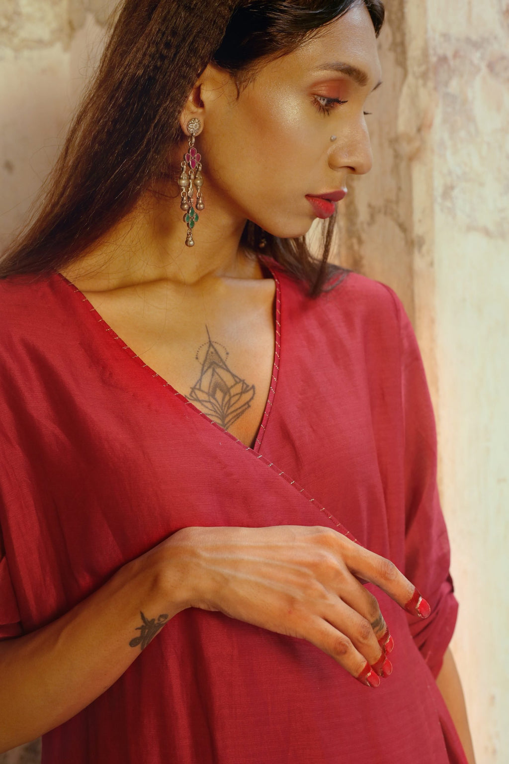 Ahilya Angrakha Outfit