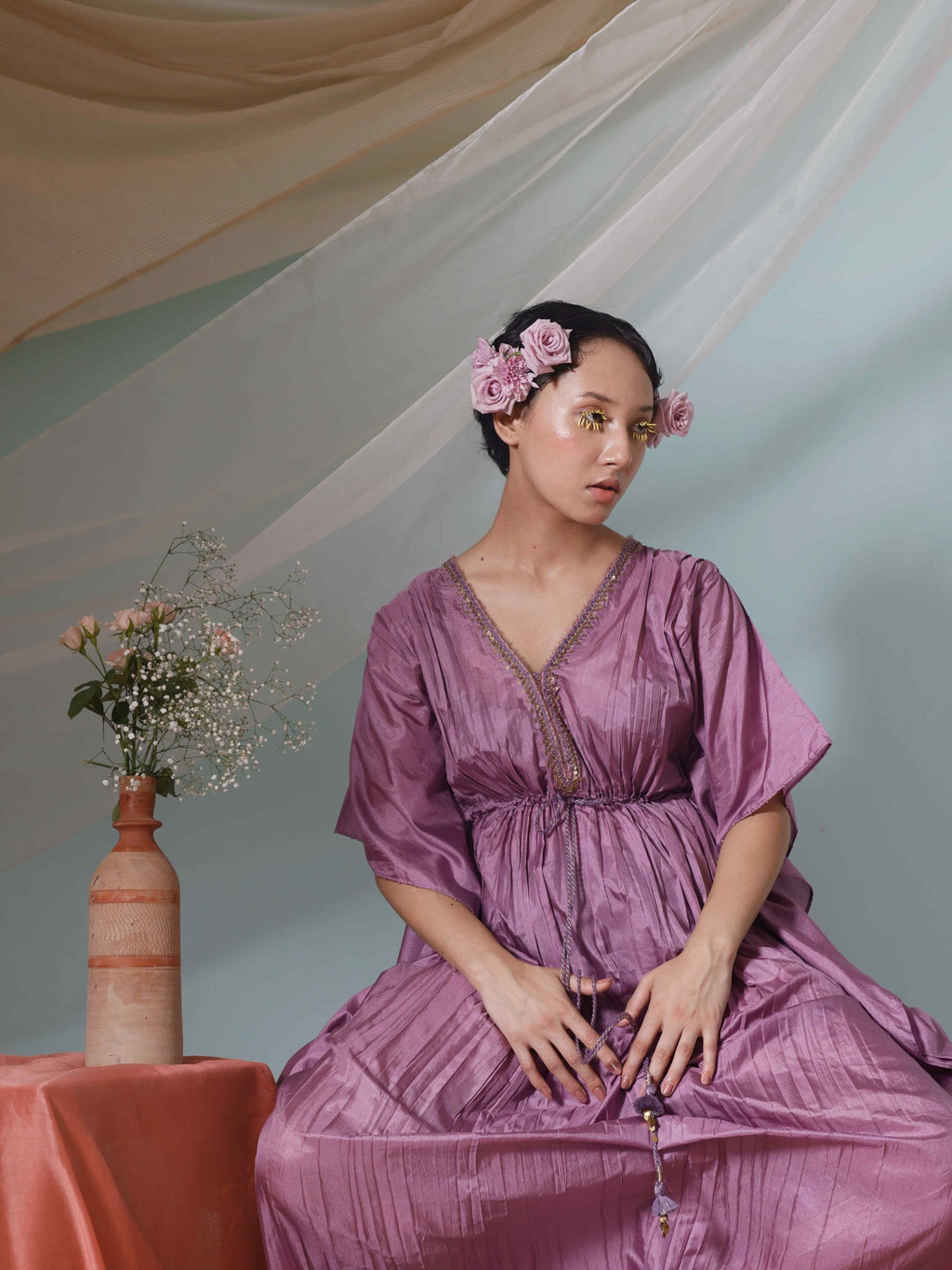 Lilas Kaftan Dress