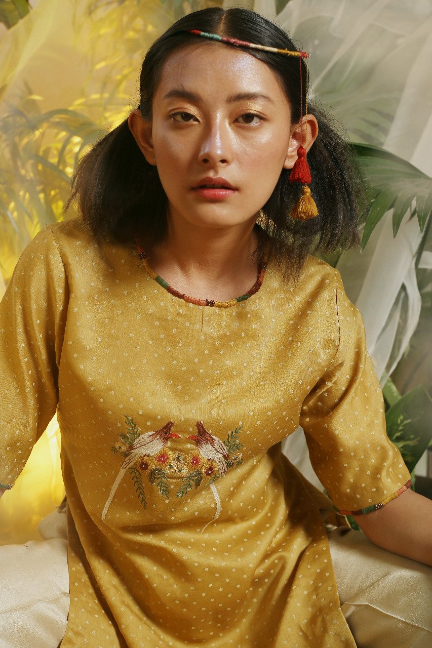 Long Flycatcher Kurta Set